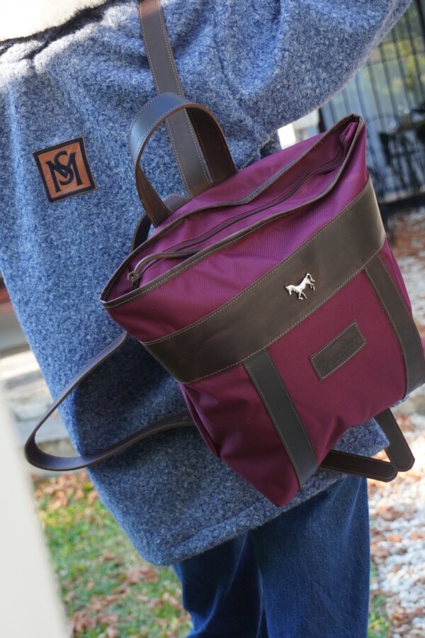 Mustang Backpack Chocolate / Bordeaux