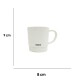 Taza plástica blanca