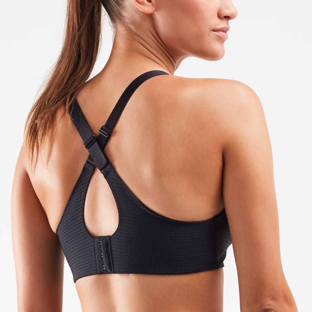 Aero Medium Impact Bra - Mujer Black/black