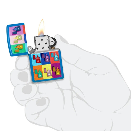 Encendedor ZIPPO 48722 C/Diseño Azul 0