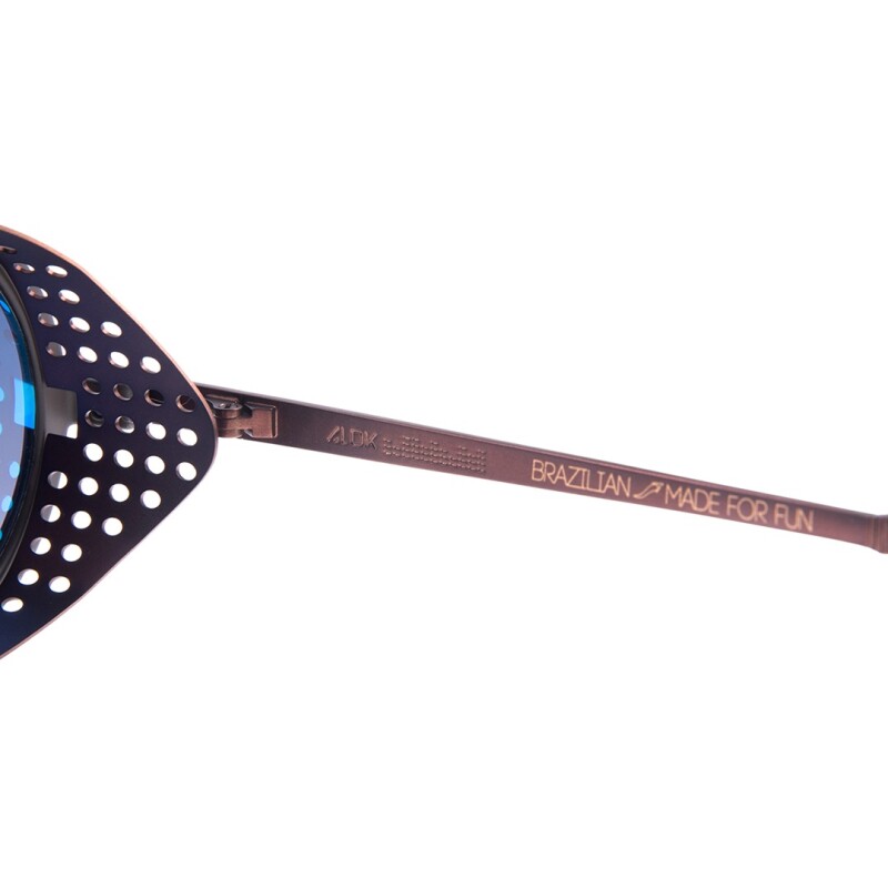 Lentes de Sol Chilli Beans Alok Iconic Unisex Negro - Cobre