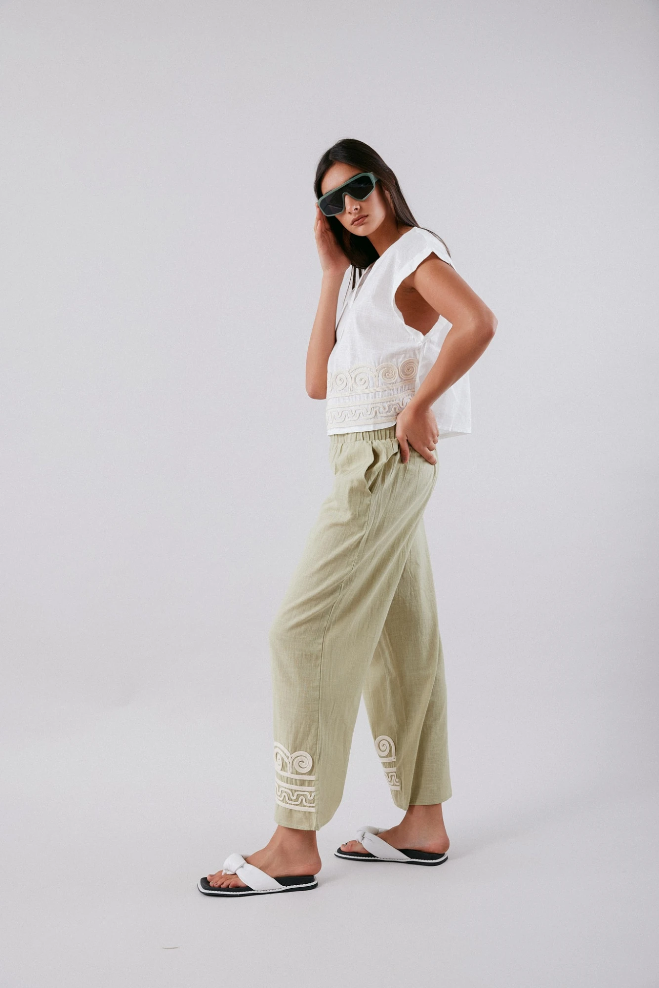 Pantalon Shaita verde m/l