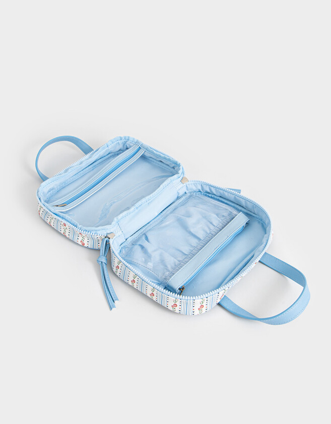 Porta Cosméticos Necessaires - Estampado Flores