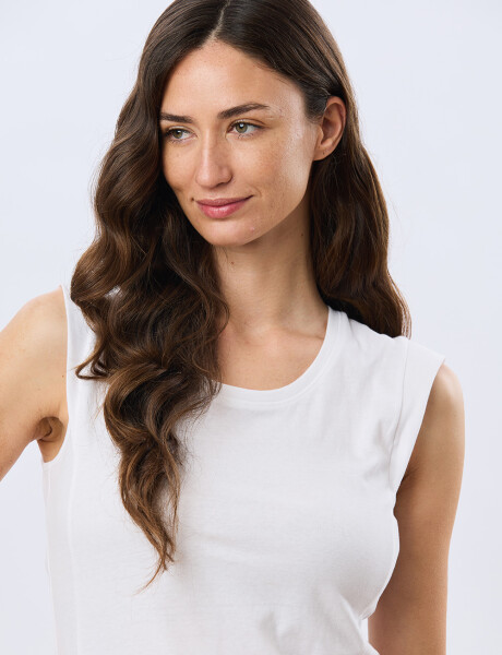 REMERA LISA DE ALGODÓN Blanco