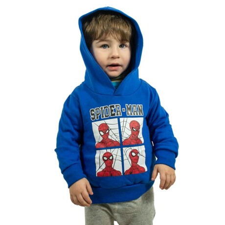 Canguro de Felpa Infantil Spiderman AZUL-OSCURO