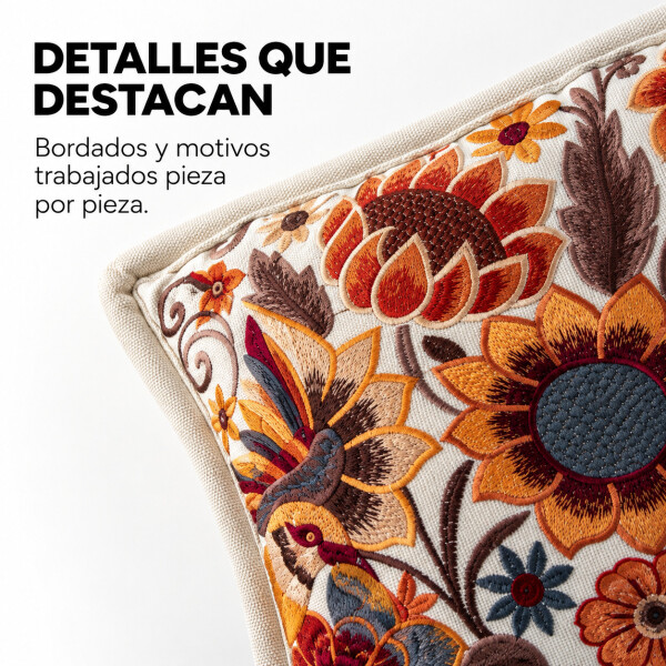 Fundas de Almohadón ZAL 50 x 50 cm Pack x2 Blanco