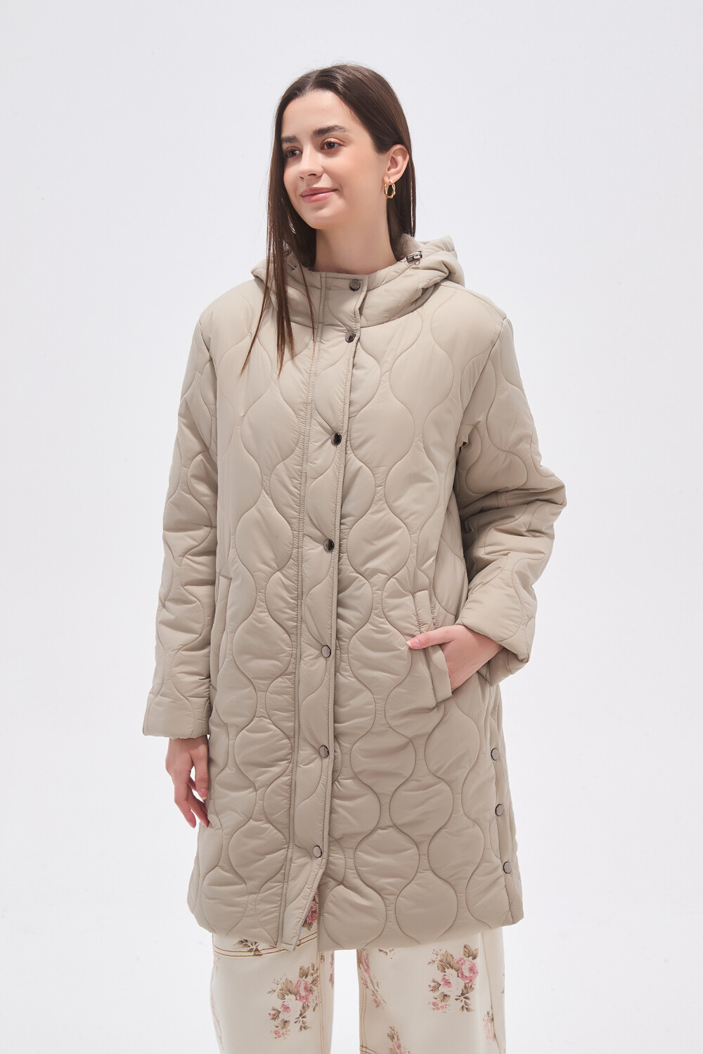 Campera Biufi Beige Claro