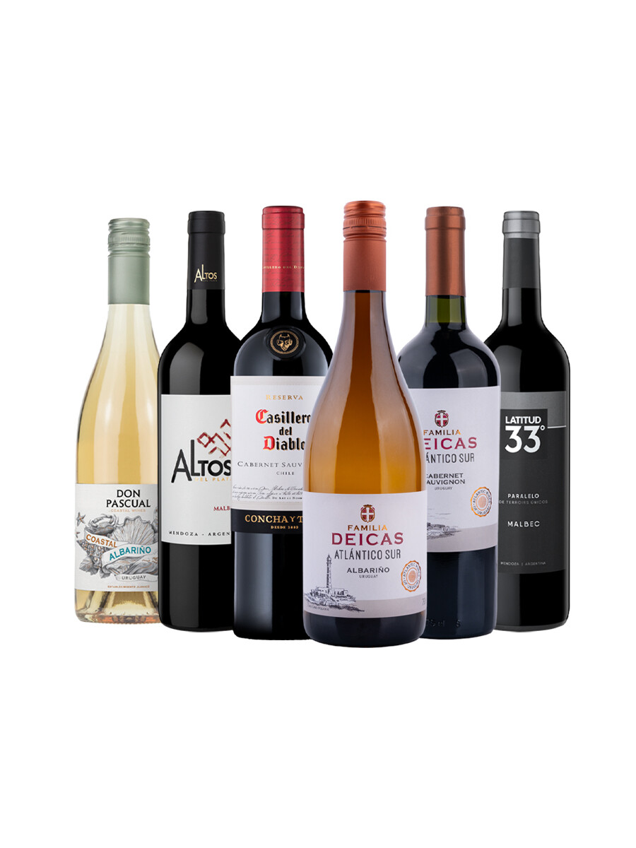 Pack Selección Infalibles x6 vinos frescos Pack Selección Infalibles x6 vinos frescos