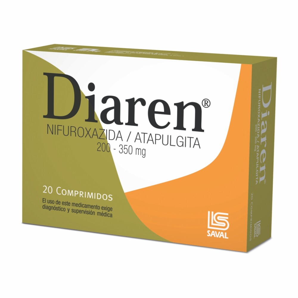 DIAREN CJ X 20 COMPRIMIDOS única