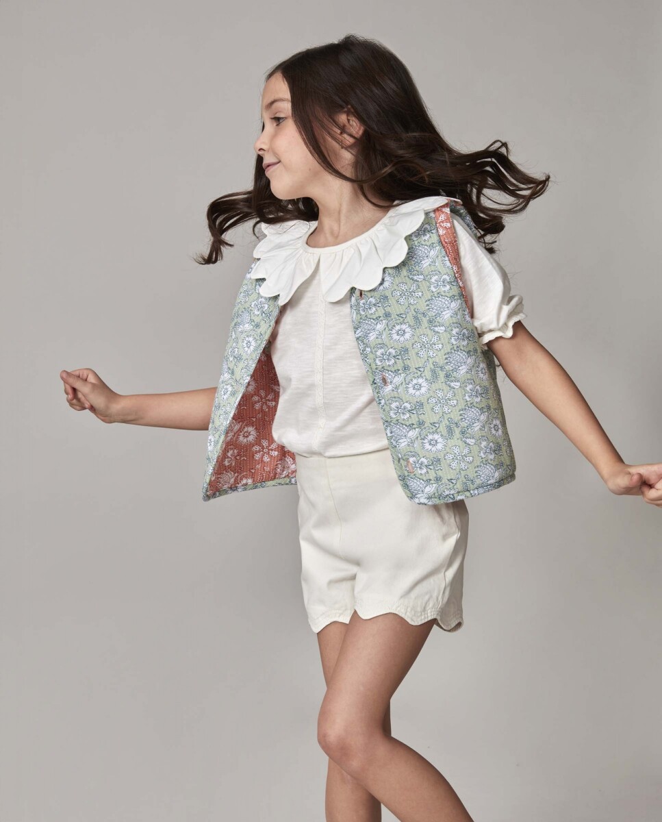 Chaleco Reversible Acolchado - Rosa 