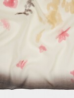 Pañuelo Estampado De Lyocell crudo