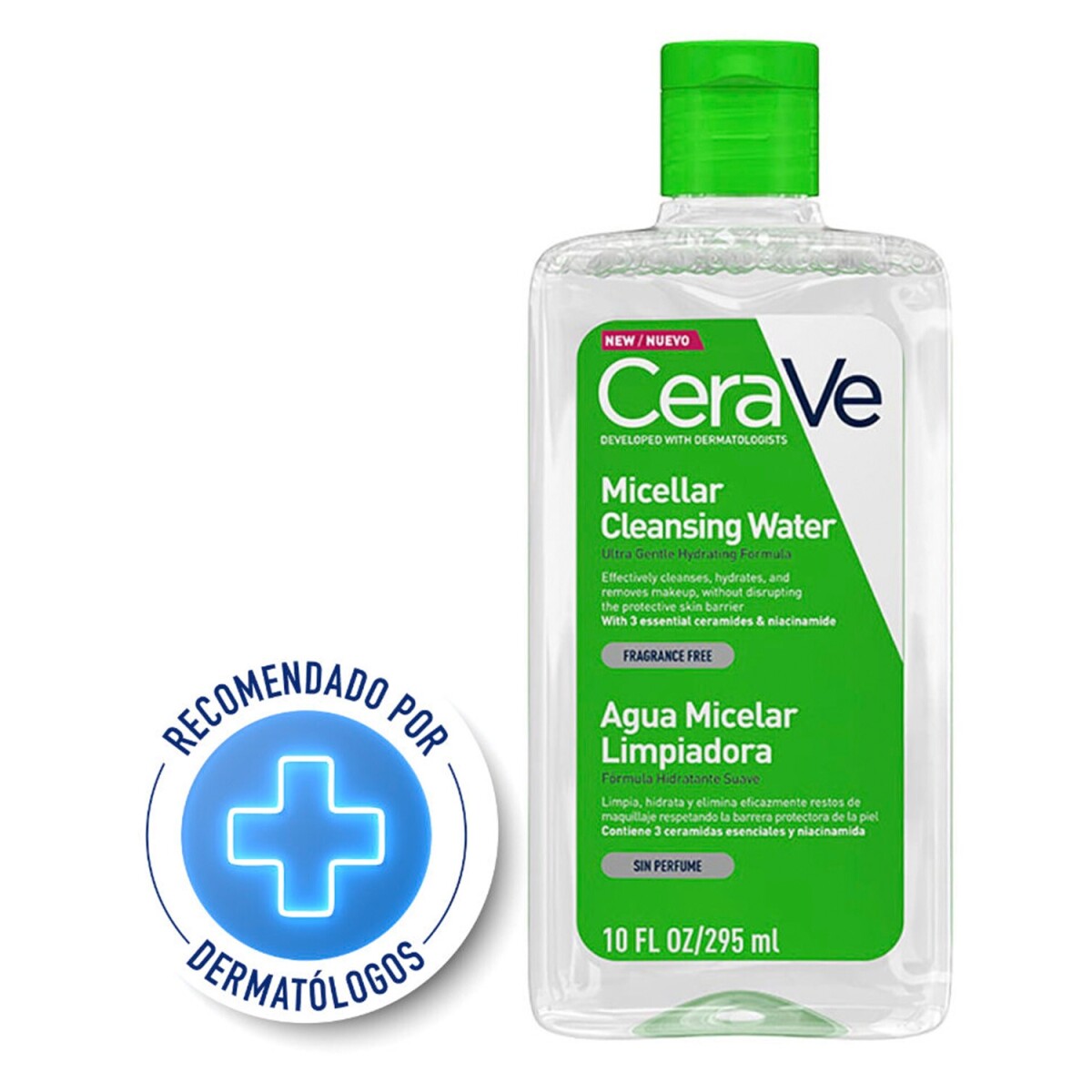 Agua micelar limpiadora CeraVe 295ml 
