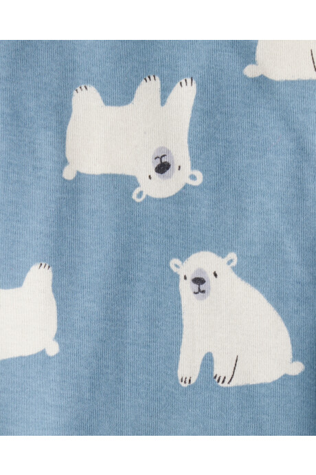 Pack cuatro bodies de algodón, diseño osos polares Sin color