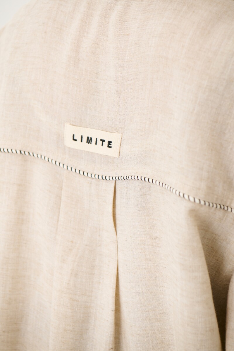 SOBRECAMISA LINO LAIA BEIGE