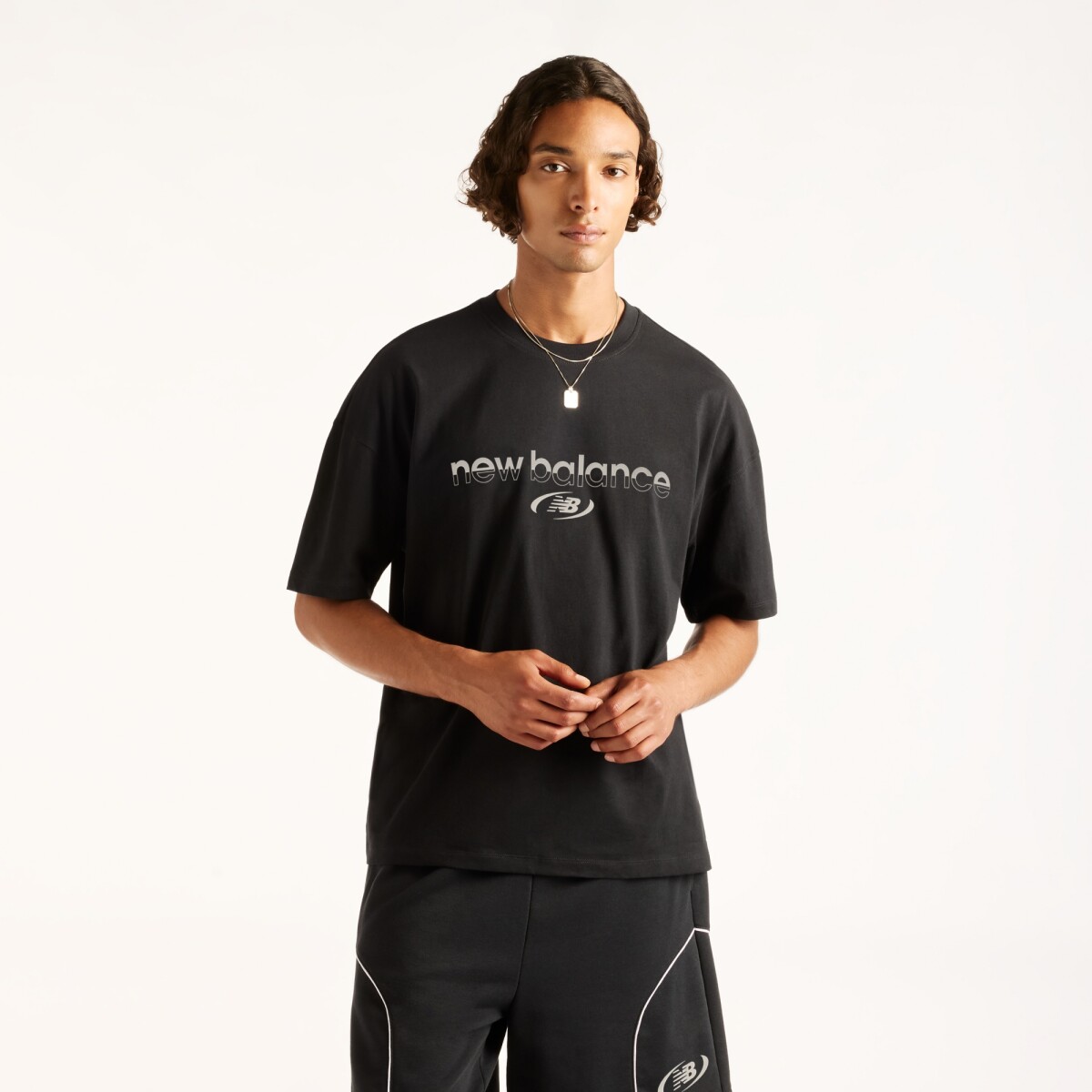 Remeras New Balance de Hombre - Trackside - MT6279IZBK - BLACK 