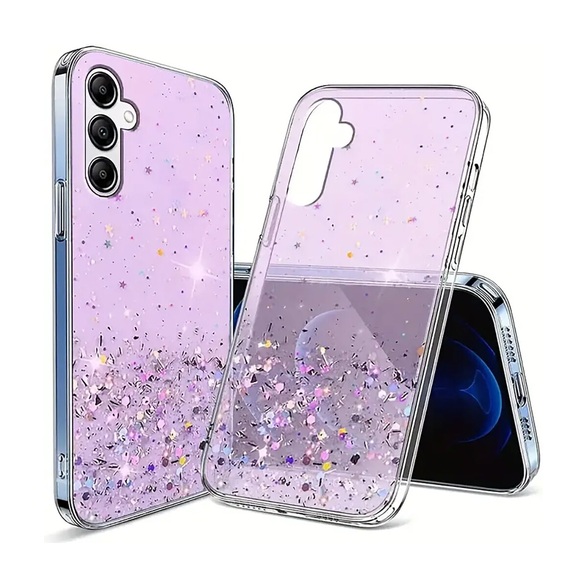 Protector Case TPU Glitter para Samsung Galaxy A05 Lilac