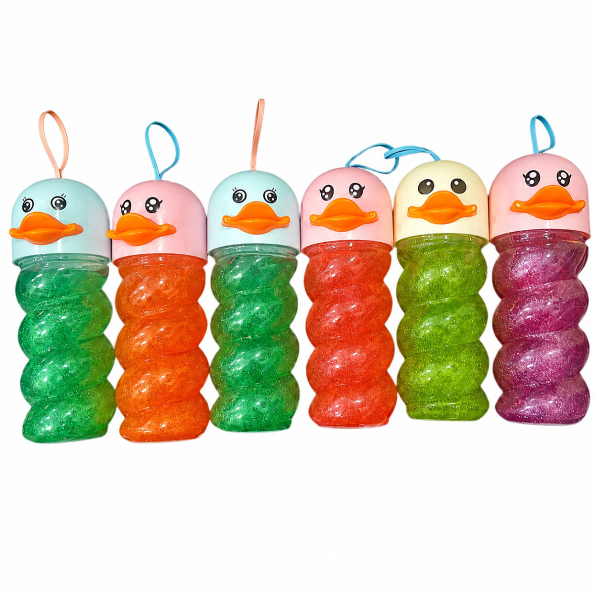 Slime en Pote con Forma de Pato Varios Modelos 