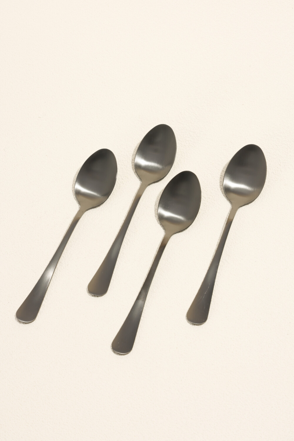 Cuchara De Té Olivo Set 4 Un. Negro Color Unico