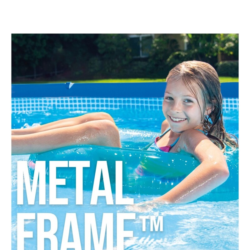 INTEX PISCINA ESTRUCTURAL RECTANGULAR 450X220X84 7127 LTS Intex Piscina Estructural Rectangular 450x220x84 7127 Lts