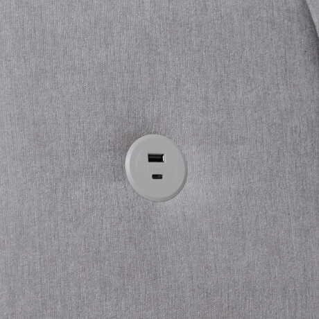 Sofá Cama Niki - Con mesa - Tela Microfibra 10286 (Gris)
