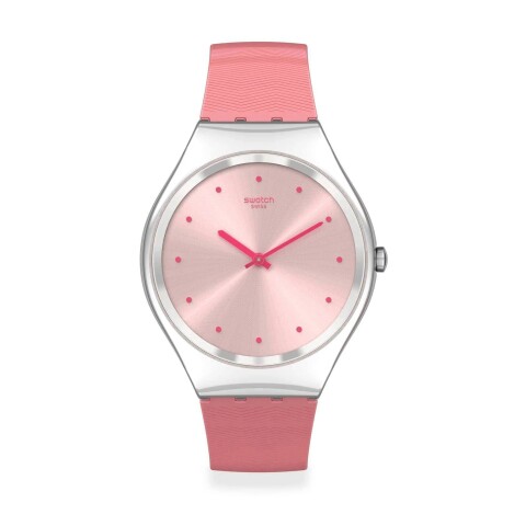 Reloj Swatch Rose Moire SYXS135 de silicona rosa para mujer Reloj Swatch Rose Moire Syxs135 De Silicona Rosa Para Mujer