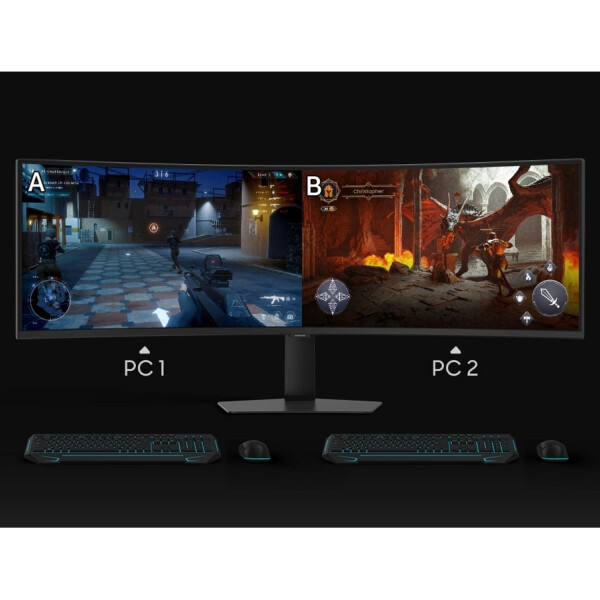 Monitor Samsung Odyssey G9 49` Curvo 144hz Hdmi Dp Led MONITOR SAMSUNG ODYSSEY G9 49" CURVO 144