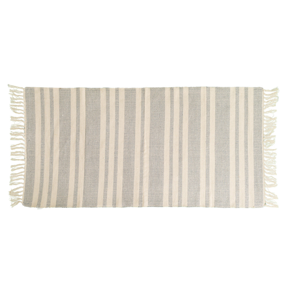 ALFOMBRA ALGODON NATURAL-BEIGE LINEAS