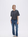 Remera Solisa Gris Topo