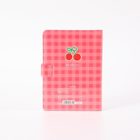CUADERNO 36K DE CUERO PU CON CIERRE MAGNÉTICO (CEREZA) CUADERNO 36K DE CUERO PU CON CIERRE MAGNÉTICO (CEREZA)