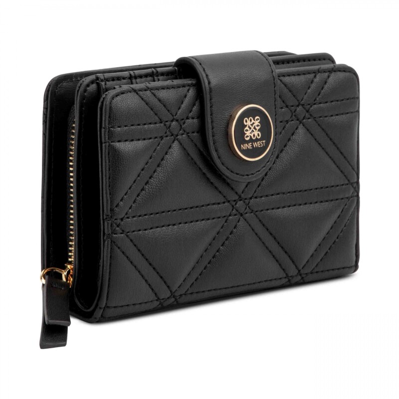 Small Leather Goods Harland French Wallet Black