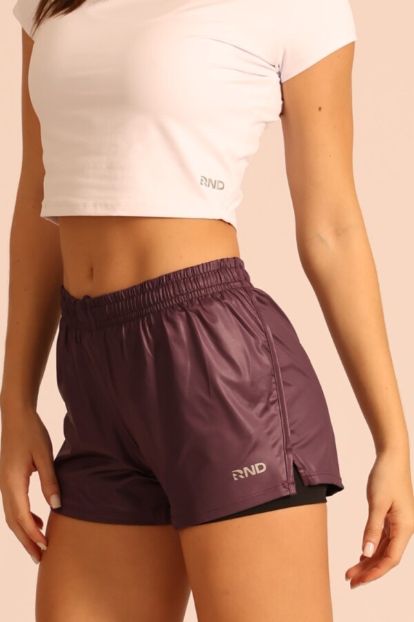 Short LILA OSCURO