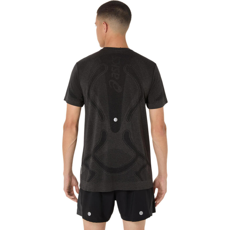 Polo Running Road Seamless Ss Top C Hombre Performance Black