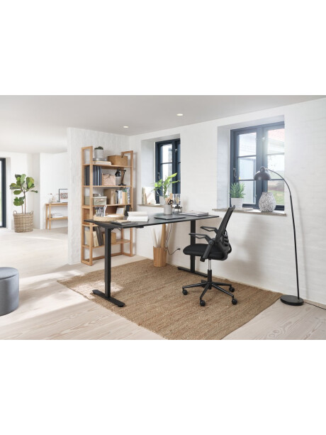 Escritorio altura reg SVANEKE 80x160 negro Escritorio altura reg SVANEKE 80x160 negro