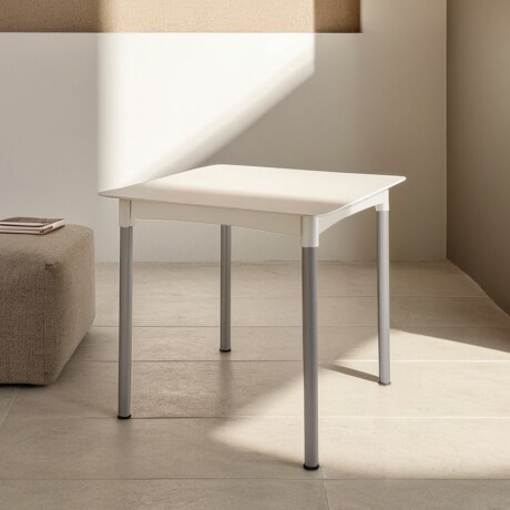 Mesa Diana Tramontina Blanco · Patas de Aluminio