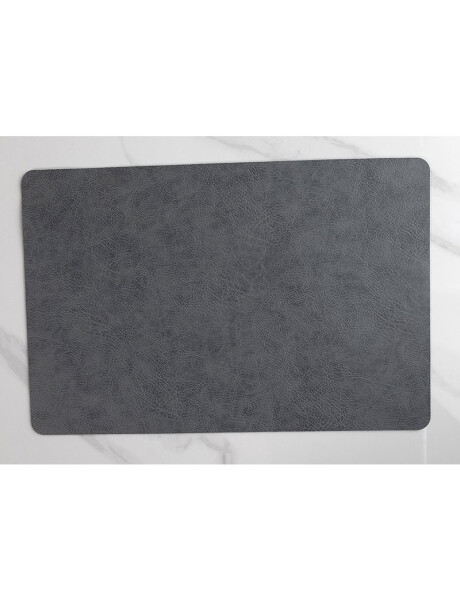 INDIVIDUAL PVC SIMIL CUERO 45x30CM GRIS OSCURO INDIVIDUAL PVC SIMIL CUERO 45x30CM GRIS OSCURO