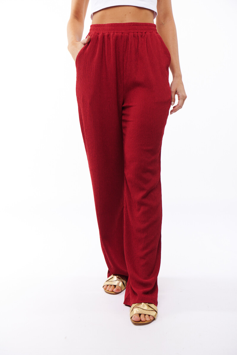PANTALON ROMILDA ROJO