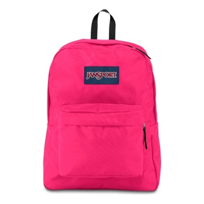Mochila Jansport Superbreak 100% Original Super Oferta Fucsia