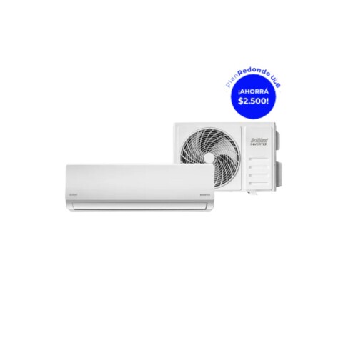 AIRE ACONDICIONADO 12000 BTU INVERTER BRILLIANT BREZ12INV-AABRS32W Aire Acondicionado 12000 Btu Inverter Brilliant Brez12inv-aabrs32w