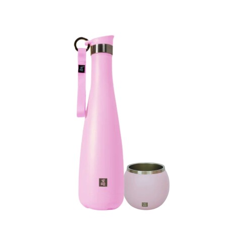 Set termo + mate mini Bubble Tero Chicle