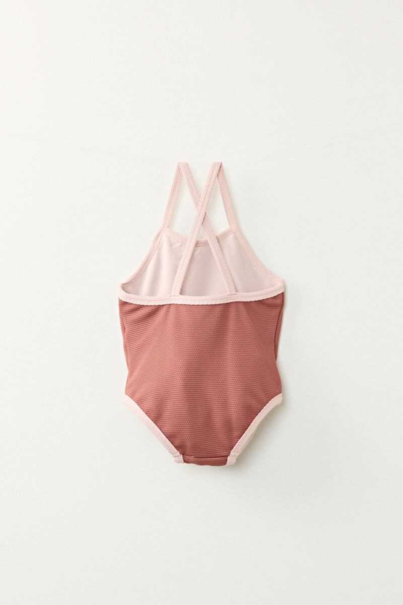 Malla entera Combinada Rosa