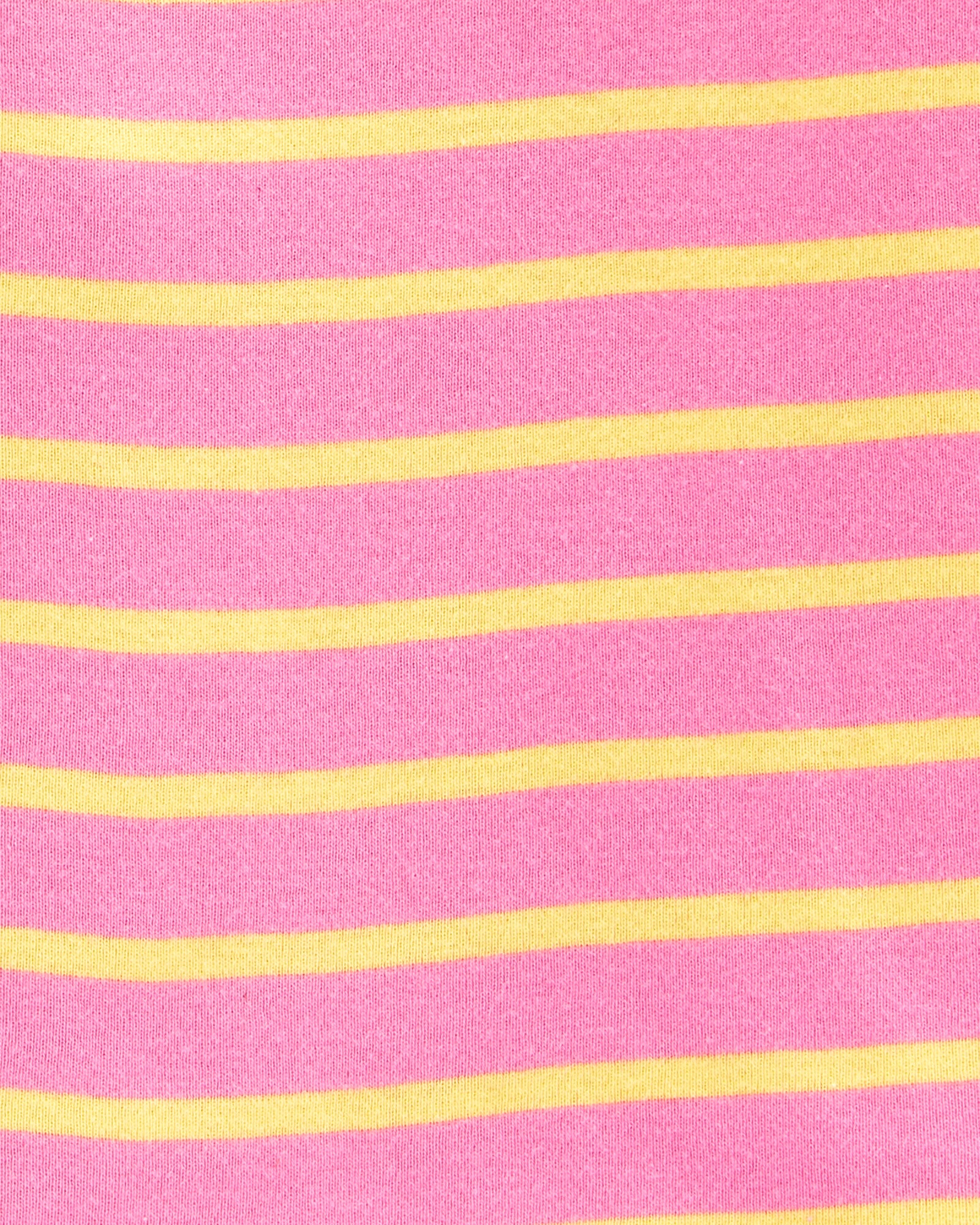 Pijama cuatro piezas de algodón, dos remeras y dos shorts, estampados Sin color