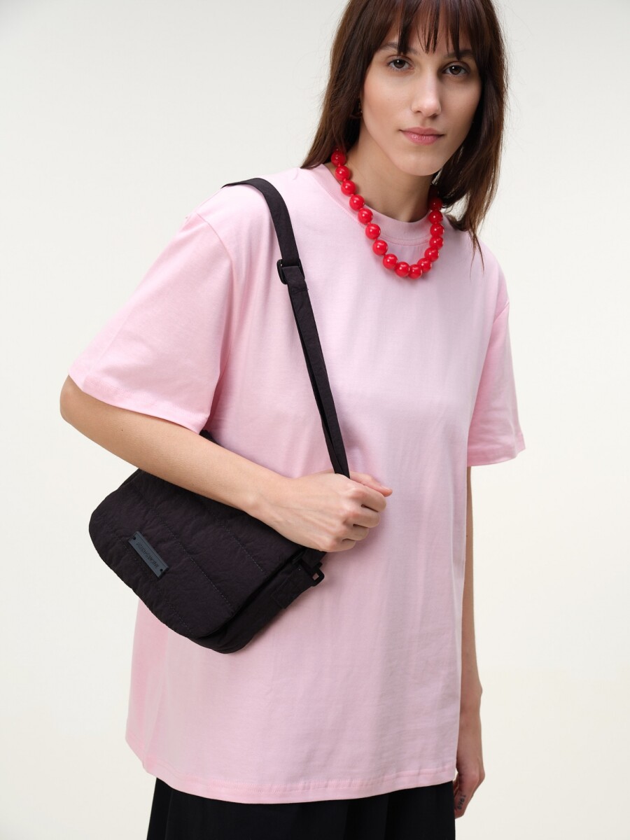 Remera Oversize Algodón - Rosado 