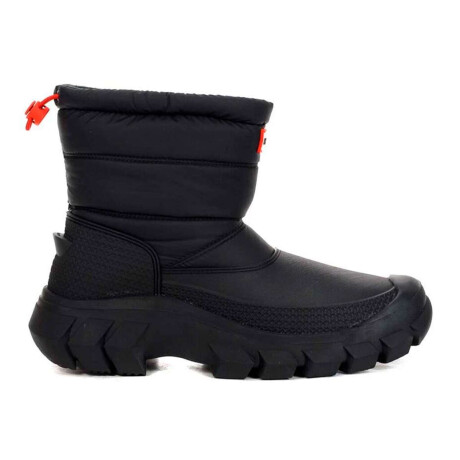 Hunter Bota De Nieve Intrepid Caña Corta Mujer Negro-Negro