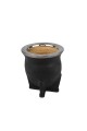 Mate camionero calabaza acero Negro