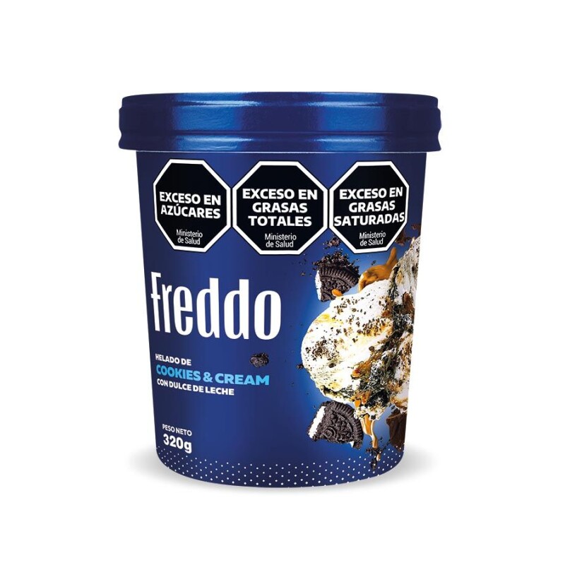 HELADO COOKIES CREAM FREDDO 320G HELADO COOKIES CREAM FREDDO 320G