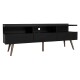 Rack TV Lumax Londres hasta 65" con Cajones y Estantes Negro
