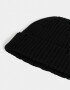 Gorro Clasico Gorro Tejido Efecto Rotura - Negro