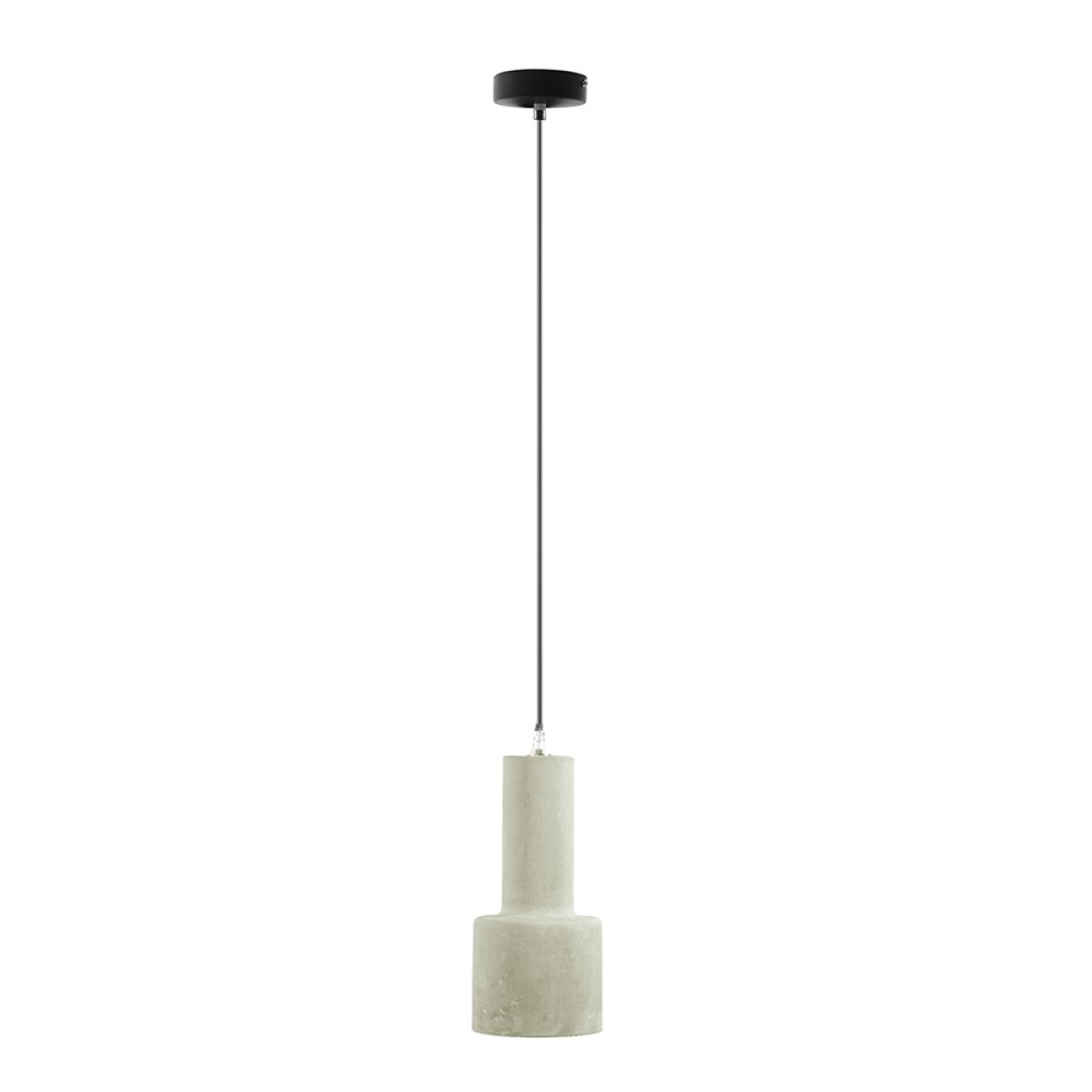 Lámpara de Techo Colgante Moderna con Pantalla Símil Cemento - Gris 