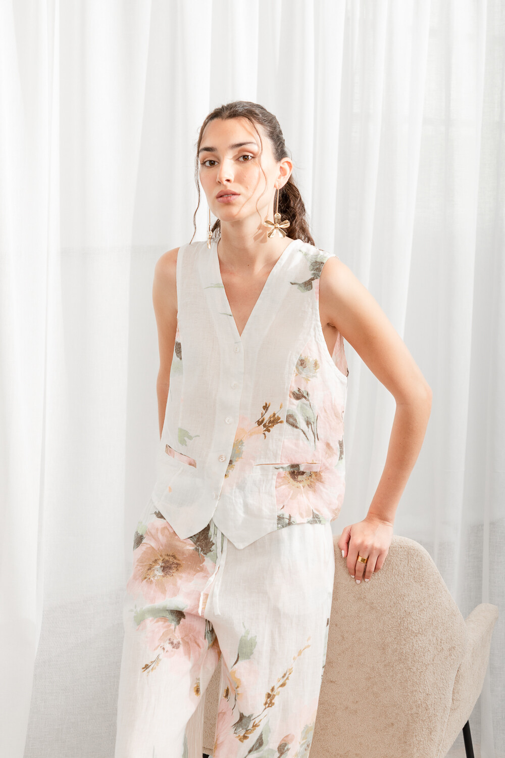 Chaleco Fiorenza Estampado 1