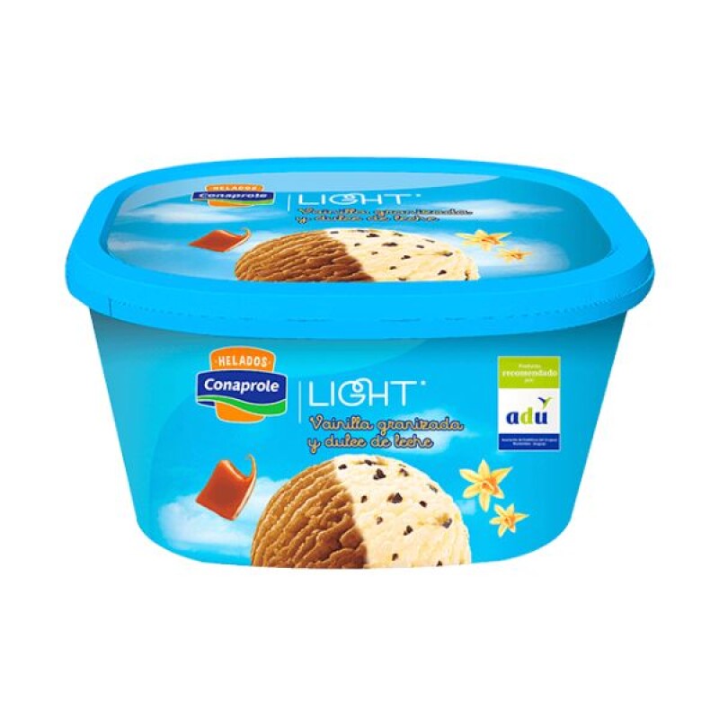 HELADO CONAPROLE 2L LIGHT VAINILLA Y DULCE DE LECHE GRANIZADO HELADO CONAPROLE 2L LIGHT VAINILLA Y DULCE DE LECHE GRANIZADO